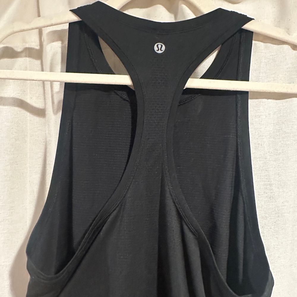 Lululemon Black Racerback Tank Top